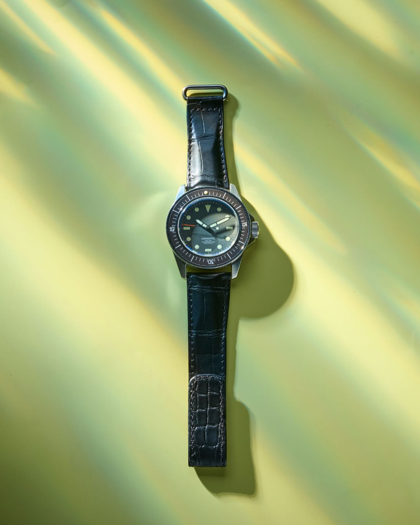 Velcro, but make it alligator.For those who like their straps sporty but refined, we’ve reimag....