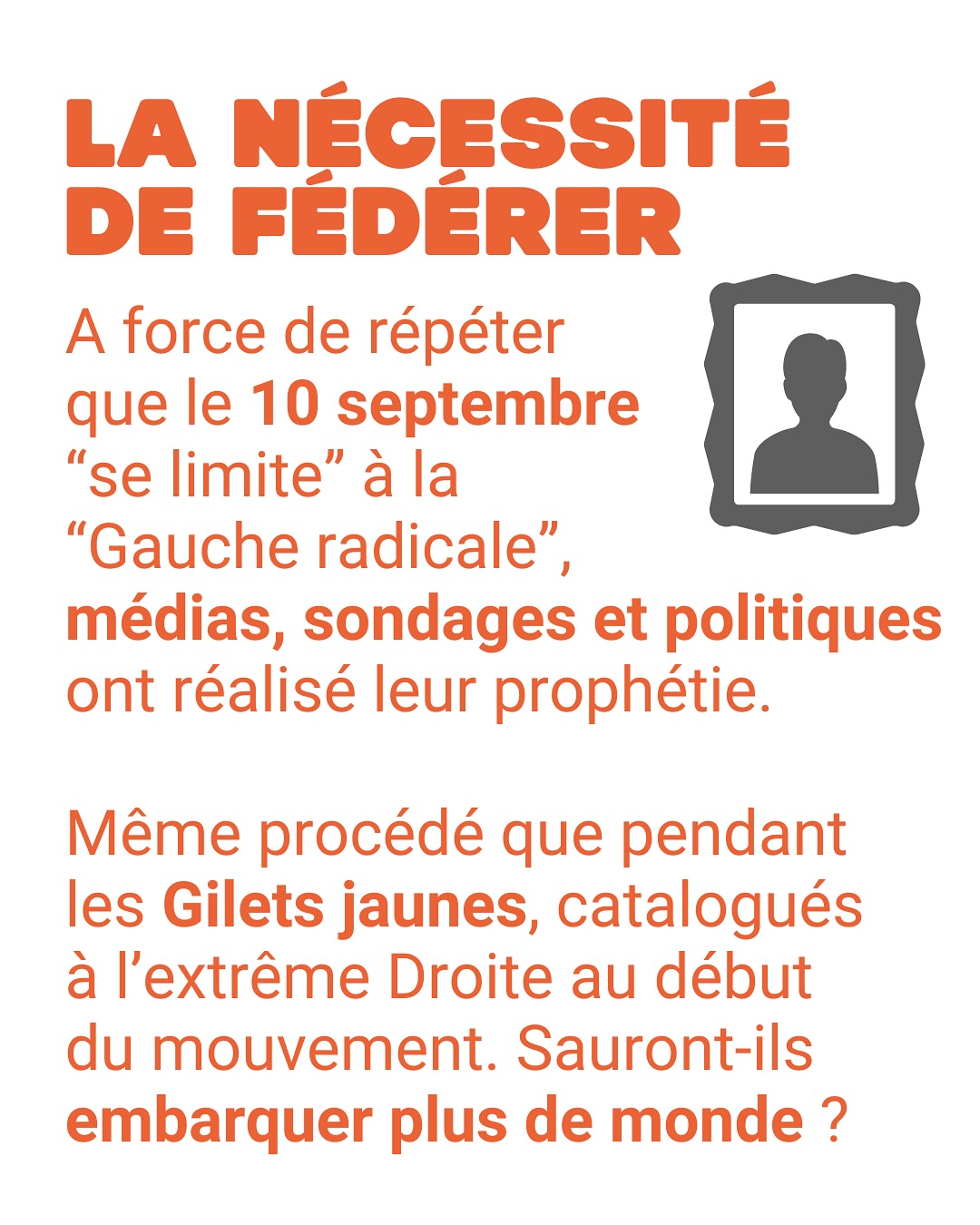 1- #Bloquons(Pas)Tout ? On a suivi les révoltes du 10 septembre, caméra au poing, et on vous en parle bientôt. Un premier constat chiffré montre déjà que la machine est lancée, malgré les tentatives de muselage politico-médiatique. Affaire à suivre le 18 septembre avec les syndicats mobilisés. Et Lecornu 1er (ministre).
2. Journalistes empêchés, info en danger - Le 10 septembre, 7 journalistes ont été blessés par les forces de l’ordre rapporte @rsfinternational . Un chiffre inquiétant qui fait suite à la fragilisation du statut des journalistes dans un guide opérationnel des forces de l’ordre. Si la recommandation a “disparu” ce 11 septembre, après sa mise en lumière médiatique et une audience au Conseil d’Etat, la suggestion en dit long sur la vision de l’information.
3. BolsoCIAO ! - On ne se réjouit que rarement de condamnations mais quand l’extrême droite brésilienne, Jaïr Bolsonaro, se retrouve avec une peine de 27 ans de prison pour tentative de coup d’Etat, on se dit que la Justice fait quand même bien son travail.
4. Les recos de la rédac - Militants associatifs, révoltés du 10 septembre, journalistes engagés et autres défenseurs de la démocratie, quelles que soient vos motivations, vous avez besoin de vous préserver. C’est le sujet du livre d’Hélène Balazard et @simoncottinmarx , une inspiration pour une prochaine vidéo ! Et pour penser l’après Macron, pourquoi pas des Etats généraux de la démocratie ? Rdv au @theatreconcorde samedi prochain ! On y passera d’ailleurs des reportages “made in MOB”.
En attendant, prenez soin de vous,
-
Infographie : @elliot_clarke_01