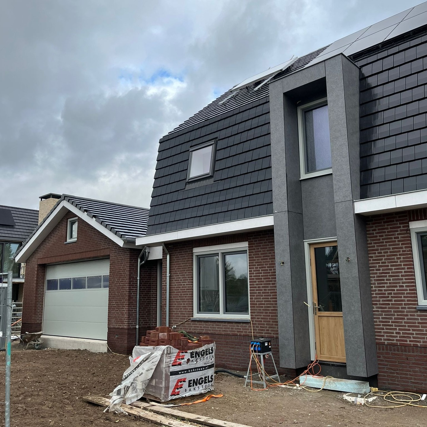 De nieuwbouw woning in Kesteren is bijna klaar. Laatste afrondingen voor het nieuwe jaar.