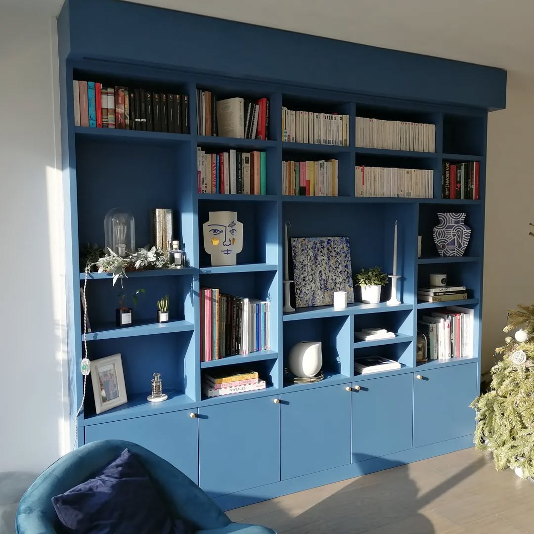 Bibliothèque sur mesure avec vidéo projecteur intégré
Peinture acrylique laque gamme Horus
Juillet 2021- Paris
#ebenisterie #menuiserie #agencement #ebeniste #menuisier #agencementsurmesure #meublesurmesure #surmesure #artisan #artisanat #artisanatfrancais #artisanparis #faitmain #agencementinterieur #travaildubois #meuble #mobilier #bois #woodworking #handmade