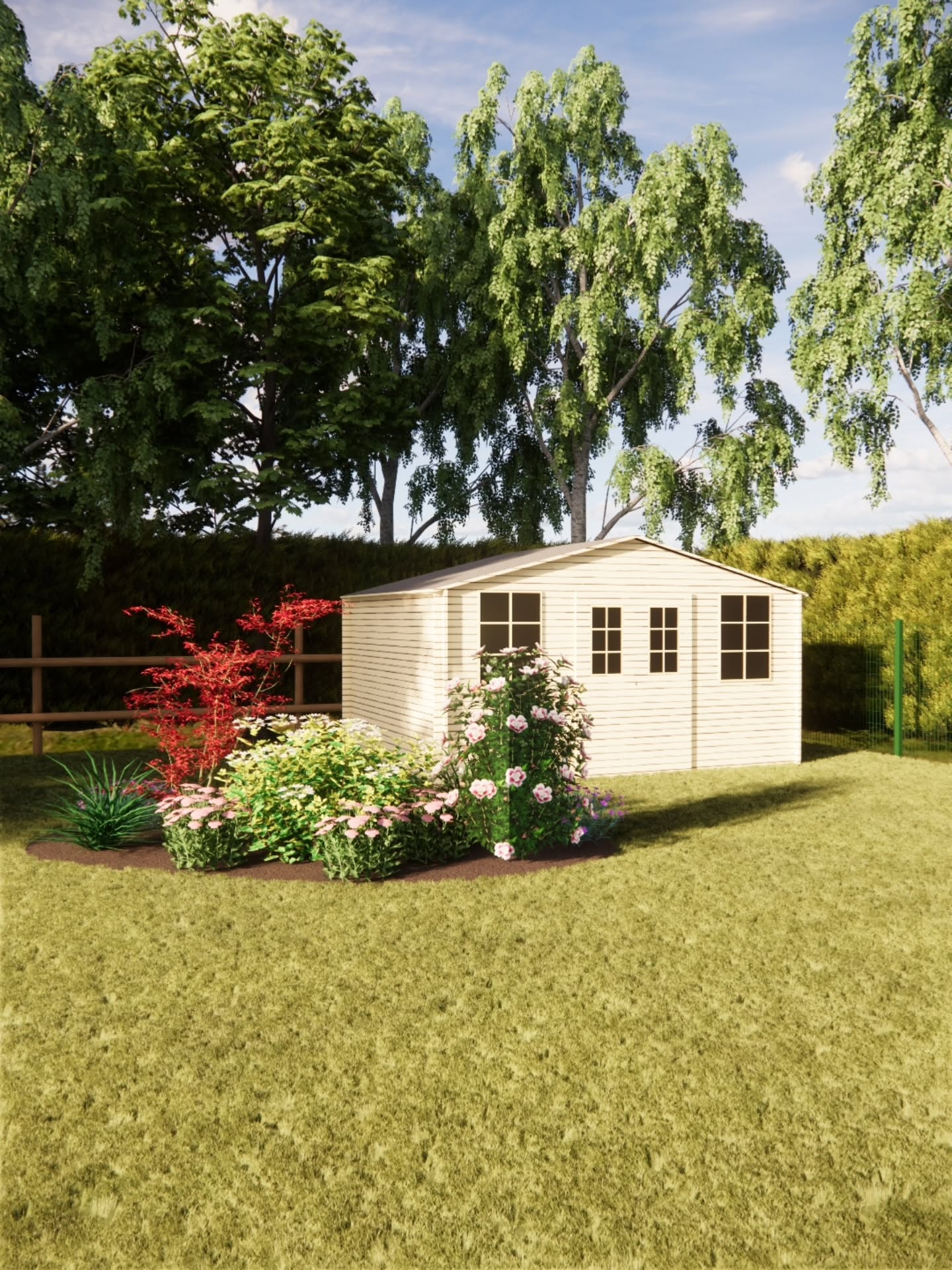 PARTIE 2
✨ Aménagement paysager – Esprit méditerranéen ✨
Le souhait de nos clients : transformer leur extérieur en un véritable lieu de vie chaleureux et convivial, inspiré des ambiances méditerranéennes.
🌿 Nous avons imaginé un jardin structuré et vivant, où chaque espace a sa fonction :
👉 Un terrain de pétanque accompagné de son brasero, parfait pour prolonger les soirées d’été
👉 Une serre revisitée, pensée comme un cocon pour les soirées plus fraîches, équipée d’un vidéoprojecteur pour des moments uniques
👉 Un potager en bacs surélevés, alliant praticité et esthétique
👉 Un massif végétal à l’avant de l’abri de jardin, pour adoucir et intégrer harmonieusement la structure
👉 Et une végétalisation autour de la cabane en bois, créant un univers naturel et ludique pour les enfants 🌱
Un projet où nature et convivialité se rencontrent, pour un extérieur pensé comme une véritable extension de la maison.
🌞 Prêts à vous évader sans quitter votre jardin ?
#amenagementexterieur #exterior #jardin #garden