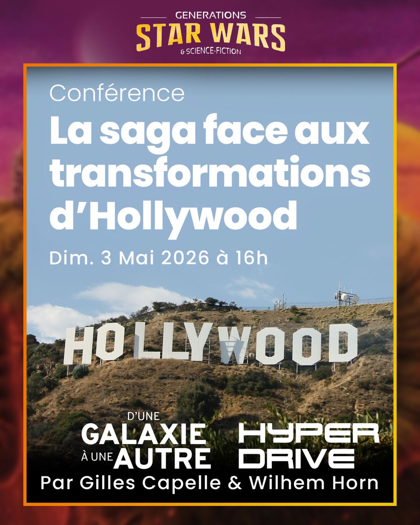 De l’émergence des blockbusters à l’ère du streaming, comment STAR WARS évolue dans le paysage hollywoodien ? Rendez-vous avec Wilhem d’ @hyperdrivepodcast pour analyser ensemble ces mutations lors de @genstarwars. #starwars #hollywood