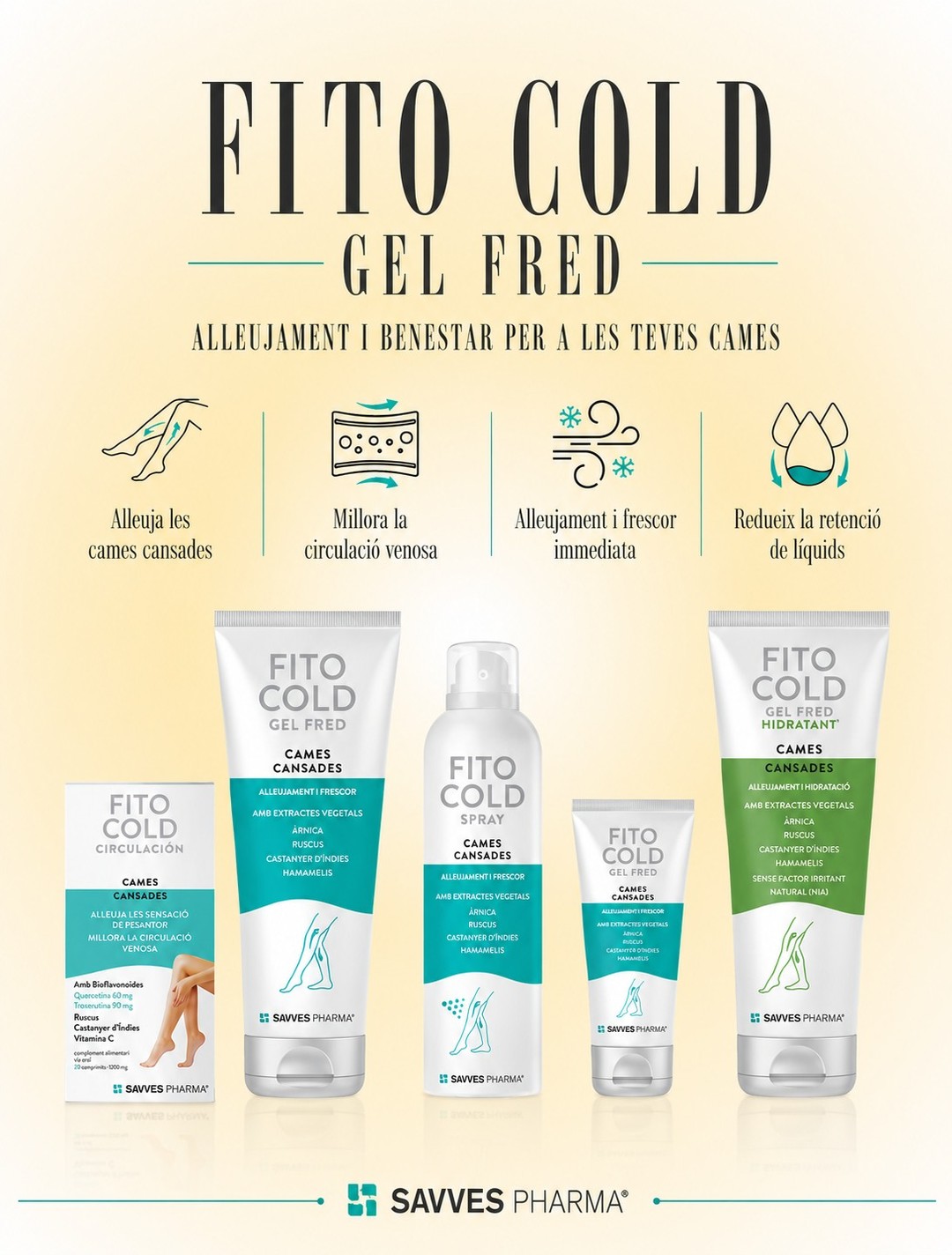 La calor, les llargues jornades o passar moltes hores dret poden provocar sensació de pesadesa i inflor a les cames.
💙 FITO COLD Gel Fred t'ajuda a:
✔️ Alleujar les cames cansades
✔️ Millorar la circulació venosa
✔️ Aportar una sensació de frescor immediata
✔️ Reduir la retenció de líquids
Passa per Farmàcia Sol i Padrís i descobreix la gamma que millor s'adapta a les teves necessitats.
📍 T'esperem a la farmàcia.
#FarmaciaSoliPadris #FitoCold #CamesCansades #Benestar #Salut #Circulacio #GelFred #Farmacia