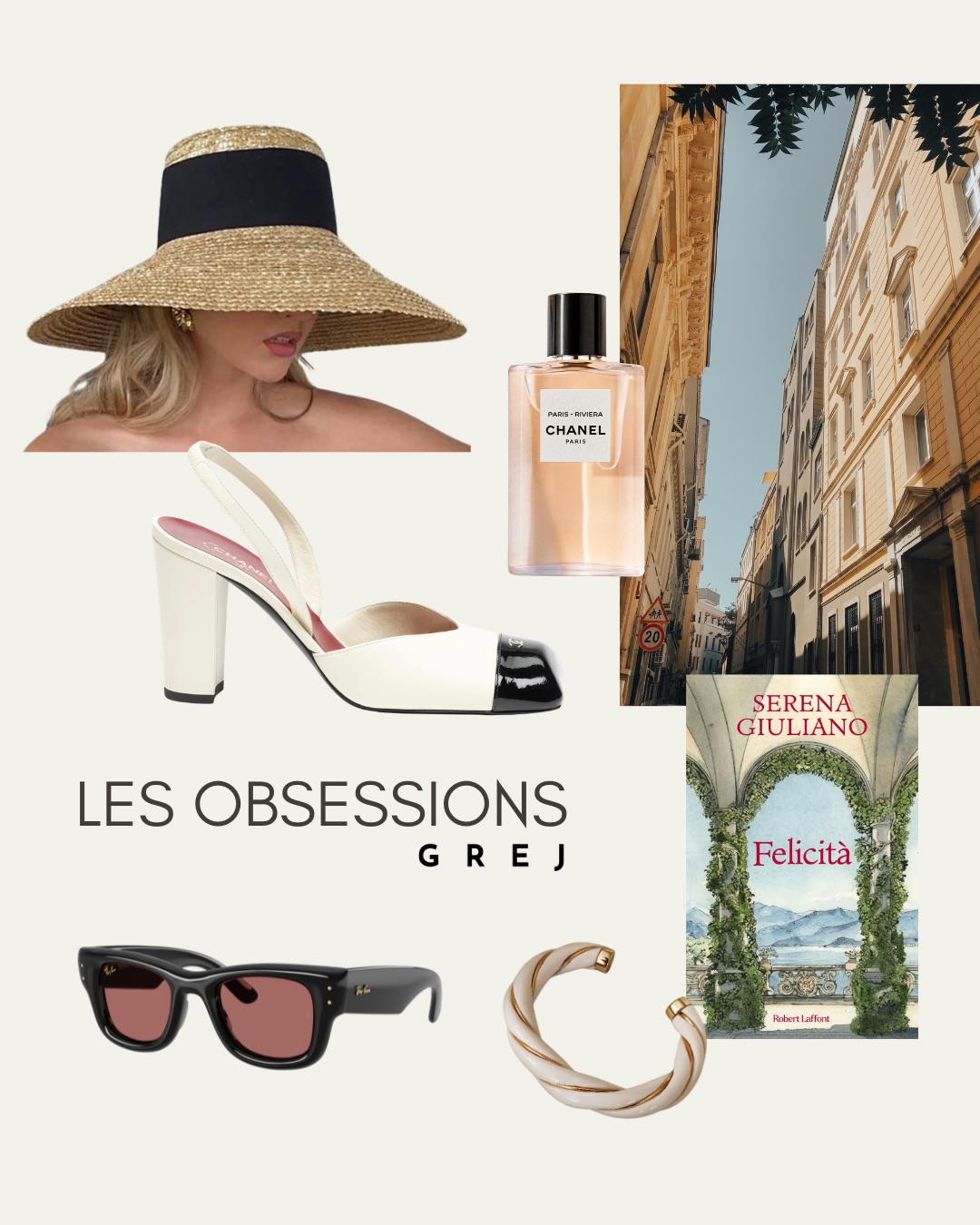 LES OBSESSIONS — VOL.1
Une obsession peut être quelque chose que l’on possède, quelque chose dont on rêve, un livre, une ville, un parfum ou une lumière.
Voici celles qui m’inspirent et m’accompagnent en ce moment.
Marjorie, fondatrice de GREJ 🤍