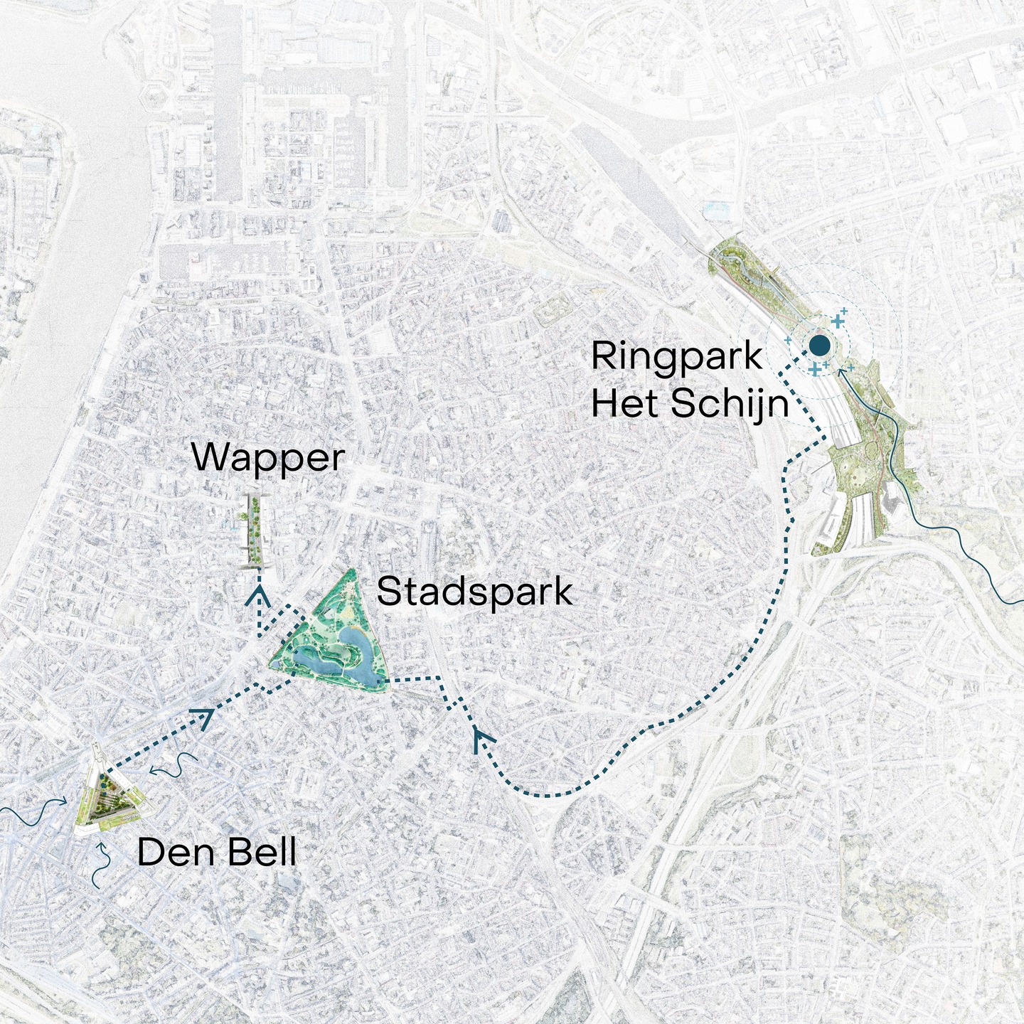 From Circular Water to Citywide Impact in Antwerp Over the past decade, OMGEVING has been shaping a connected green-blue network across Antwerp, linki…