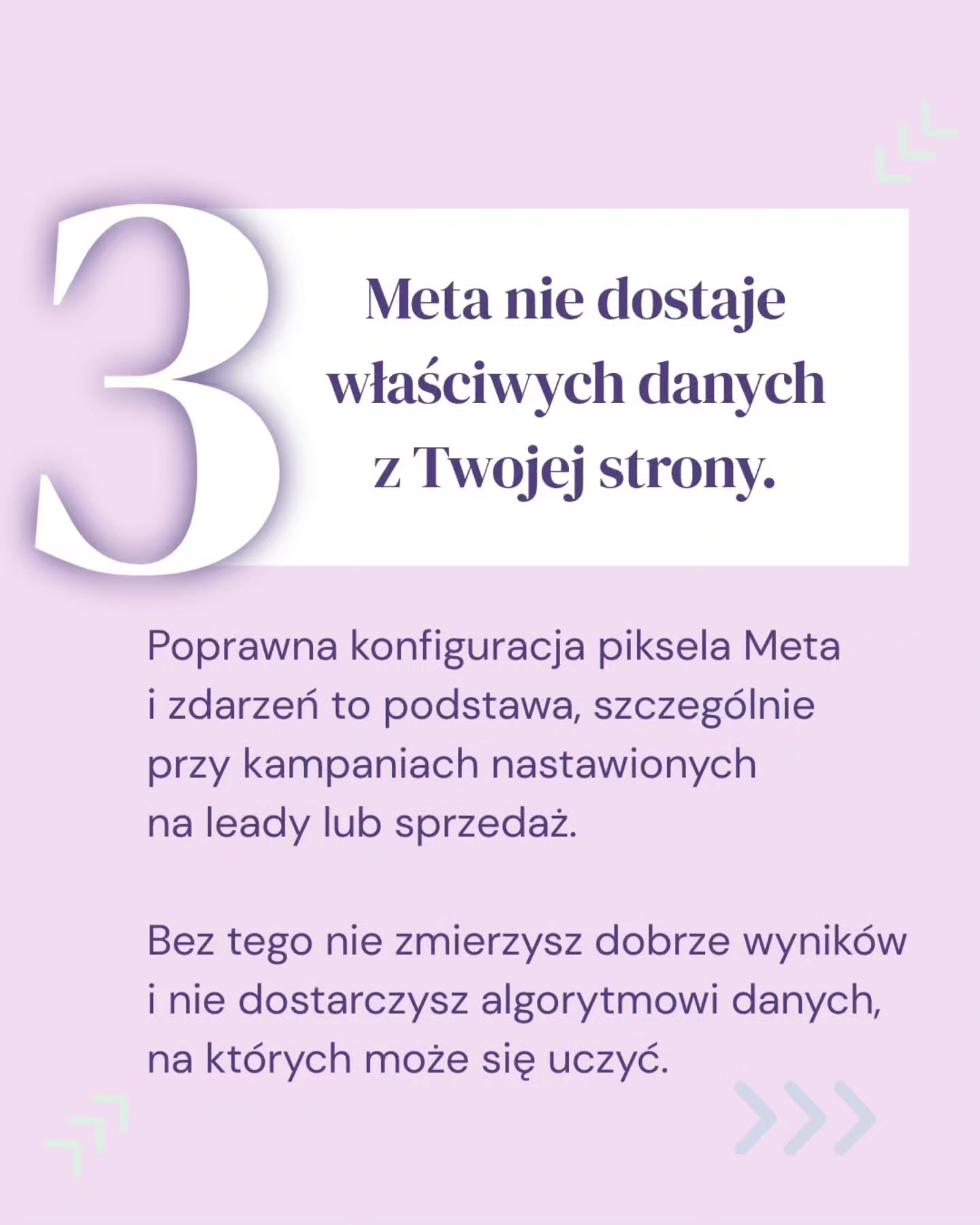 Zanim uznasz, że „reklamy nie działają” i nie warto w nie inwestować, sprawdź, czy nie popełniasz jednego z tych błędów 🫣Samo odpalenie kampanii nie wystarczy. Czasem problem leży w złym celu, braku testów, niepoprawnie skonfigurowanym pikselu albo… w ofercie, która nie jest jeszcze gotowa na ruch z reklamy.👉Zawsze powtarzam, że reklamy nie służą do ratowania biznesów. One mają pomagać Ci rozwijać to, co już ma sens - docierać do nowych osób, pokazywać świetne produkty i budować większą sprzedaż.Więc zanim klikniesz „opublikuj”, zatrzymaj się na chwilę i zastanów się, jaki cel chcesz osiągnąć i czy Twój biznes jest na ten ruch gotowy.💡Zapisz ten post i wróć do niego przed kolejną kampanią.