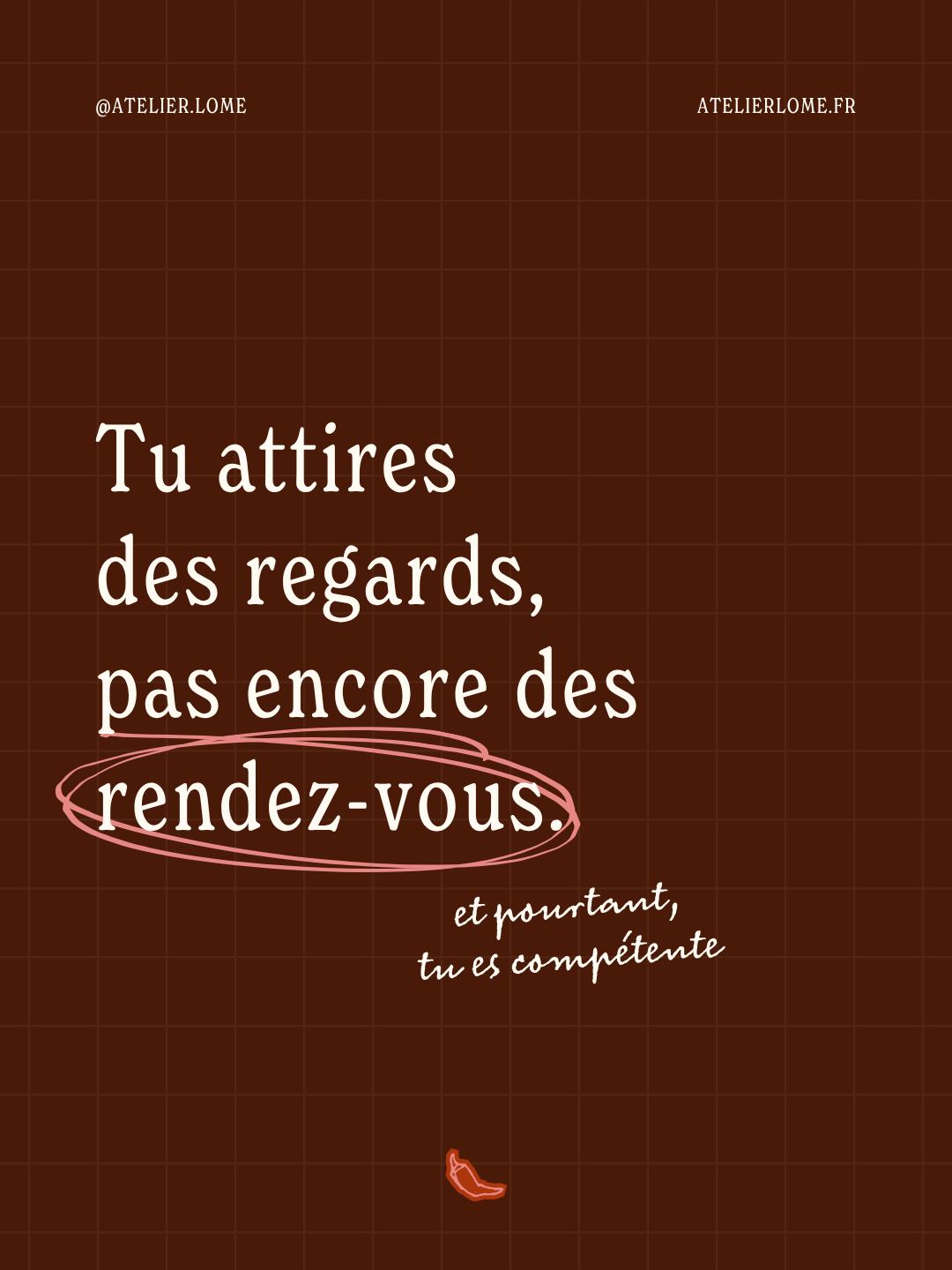 Ton compte peut être beau, clair, professionnel… sans convaincre ton audience de prendre rdv avec toi.
Ce n'est pas une question de talent, c'est une question de perception.
Quand une personne découvre ton univers pour la première fois, elle ne cherche pas seulement à comprendre ton métier. Elle cherche à sentir si elle peut te faire confiance. Si ton approche lui parle. Si ton cadre la rassure. Si quelque chose lui donne envie d'aller plus loin avec toi.
Et ça, une image trop générique ne peut pas le faire à ta place.
Elle peut expliquer ton activité.
Elle peut montrer que tu es sérieuse.
Mais si elle ne révèle pas ta manière d'accompagner, “ton truc à toi”, elle laisse ta patientèle cible à distance.
Une stratégie de marque sert justement à créer ce passage : de “je comprends ce que tu fais” à “j'ai envie de prendre rendez-vous avec toi”.
J'aide justement les professionnelles du soin et du bien-être à construire une image claire, sensible et reconnaissable, pour que leur expertise se voie dès le premier regard et que les bonnes personnes arrivent déjà en confiance.
💌 Tu veux une image qui donne envie de venir vers toi ? Réserve ton appel découverte gratuit.
—
Salomé, graphiste freelance à Strasbourg.
Je pimente ta marque pour la rendre inoubliable ! 🌶️
—
#identitévisuelle #branding #stratégiedemarque #graphistestrasbourg #imagedemarque
image de marque • stratégie de marque • identité visuelle • thérapeute • naturopathe • sophrologue • psychologue • graphiste Strasbourg