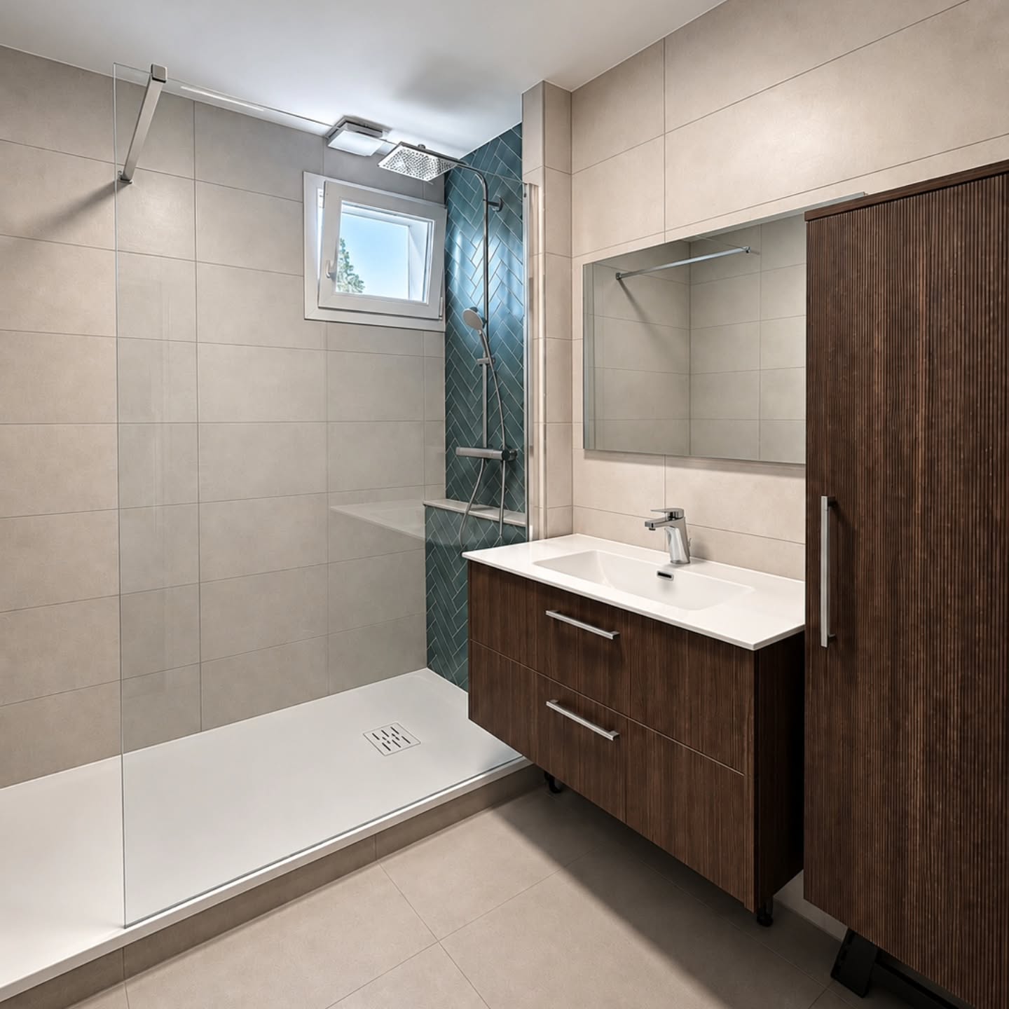✨ AVANT / APRÈS | Une salle de bain métamorphosée !
Une transformation où chaque détail a été pensé pour créer un espace à la fois moderne, élégant et intemporel.
💎 Un carrelage émeraude posé en chevrons, véritable pièce maîtresse de cette salle de bain.
🤎 Un mobilier effet bois foncé qui apporte chaleur et contraste.
🤍 Des teintes minérales et des lignes épurées pour une ambiance douce et raffinée.
Un équilibre subtil entre caractère, élégance et fonctionnalité.
Et vous, que pensez-vous de cette transformation ? ✨
LBR Architecture
Architecture d'intérieur & aménagement extérieur
📍 Oise | Projets partout en France
🌐 www.lbrarchitecture.fr
@marazziceramiche
@kerabenceramics
#decoration #salledebain #architecteinterieur #architectedinterieur #avantapres