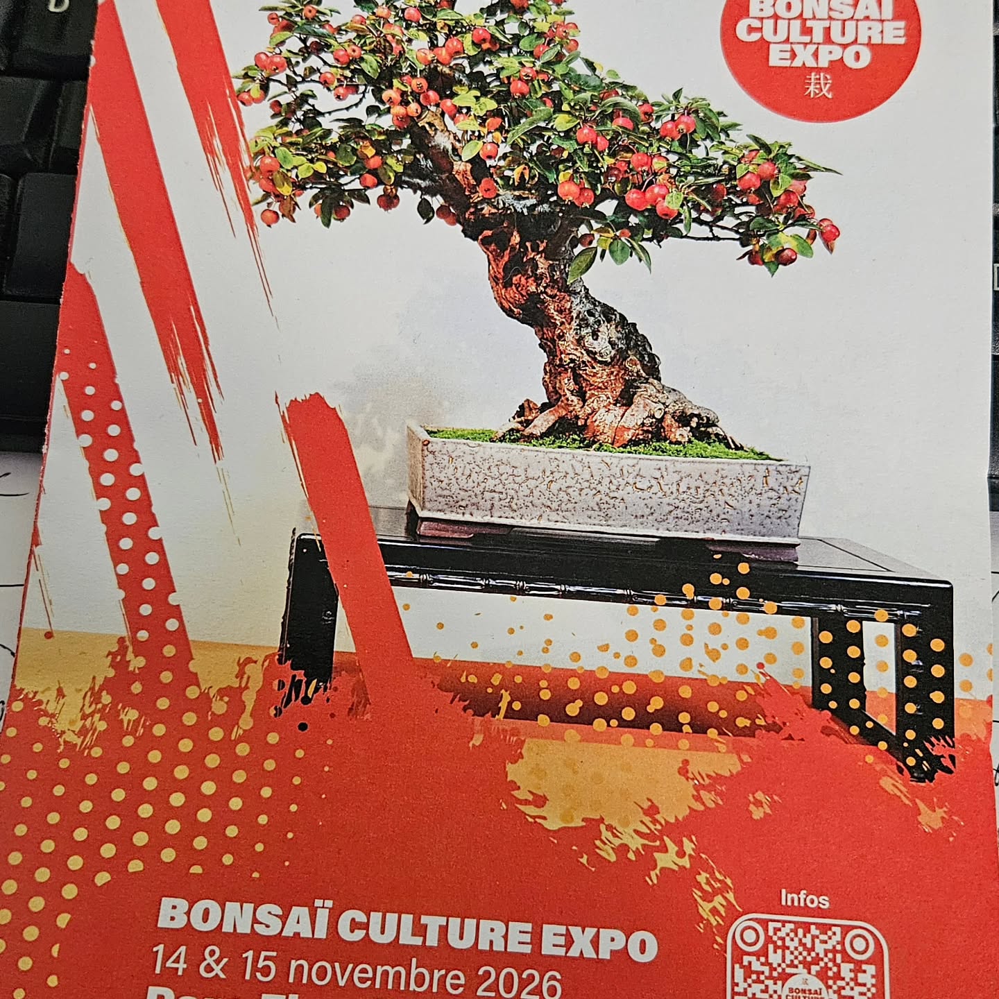 Bonsaiculture.fr 14 et 15 novembre 2026 au Parc Floral de Paris ✌️