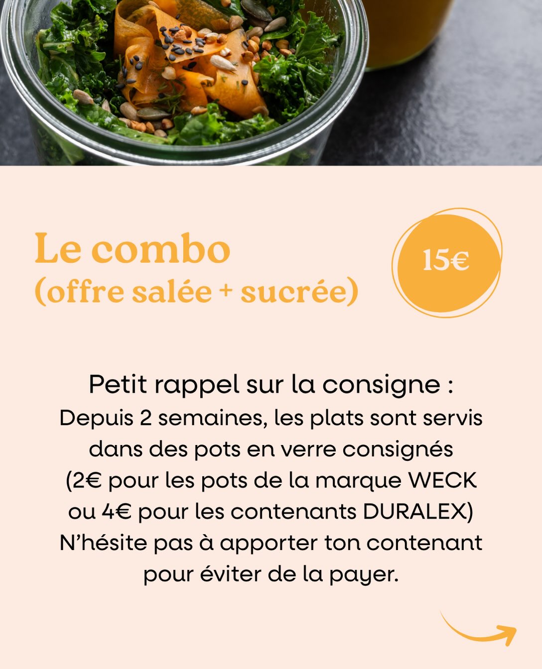Comme chaque vendredi midi, c’est l’heure de vous révéler le menu de la semaine prochaine lors de notre venue à la Cartoucherie ! Encore une nouveauté puisque nous proposerons un poké bowl végé avec en dessert au choix marbré ou crème dessert vanille ! Qui sera là ?
Crédit photo @laurianne_gth_photographe
#menu #pokebowl #vegetarien #local #bio
