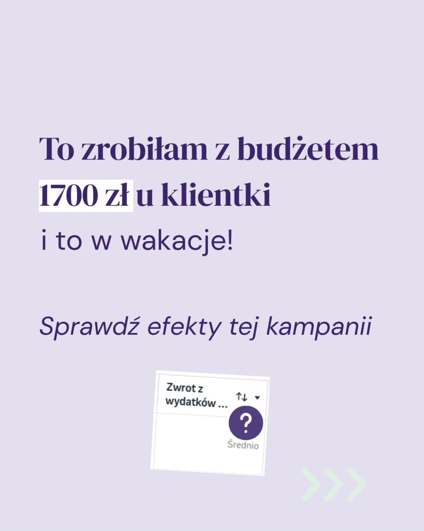 Bez lania wody pokazuję Ci wyniki mojej klientki z sierpnia. Konkret, bo pewnie nie masz czasu – ja też właśnie wracam do tworzenia kampanii dla klienta 😉 Niech liczby mówią same za siebie.Jeżeli masz wrażenie, że Instagram już nie wystarcza, by organicznie pozyskiwać klientów, to masz rację.Ale jednocześnie czujesz, że to nie jest ten moment, żeby zająć się reklamami samodzielnie, to pojawiam się ja.Skomentuj 🌟 OFERTA, a podeślę Ci na priv więcej informacji, jak możemy wspólnie pracować oraz możliwość umówienia się ze mną na bezpłatne spotkanie wstępne, podczas którego ustalimy plan działania dla Twojego biznesu.